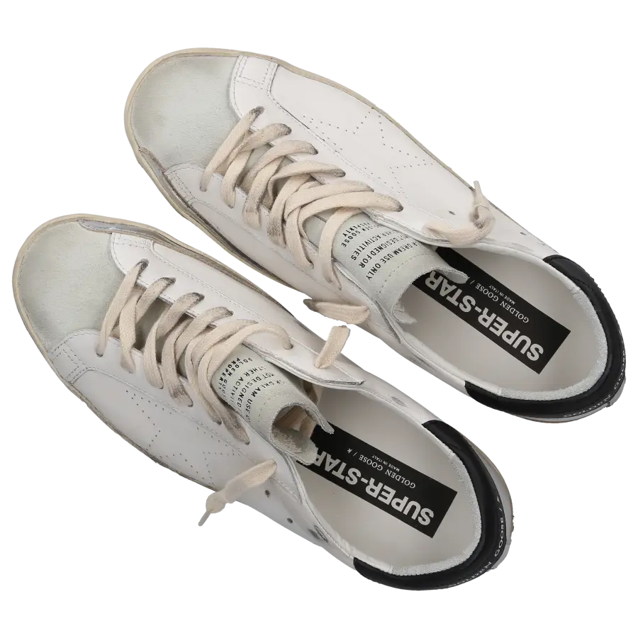 Golden Goose - Sneaker low SUPER-STAR Kalbsleder - weiß