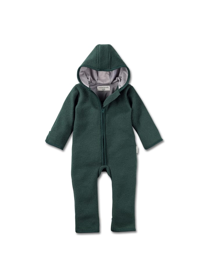 Hofbrucker Wollwalk Overall in Waldgrün günstig kaufen 62/68