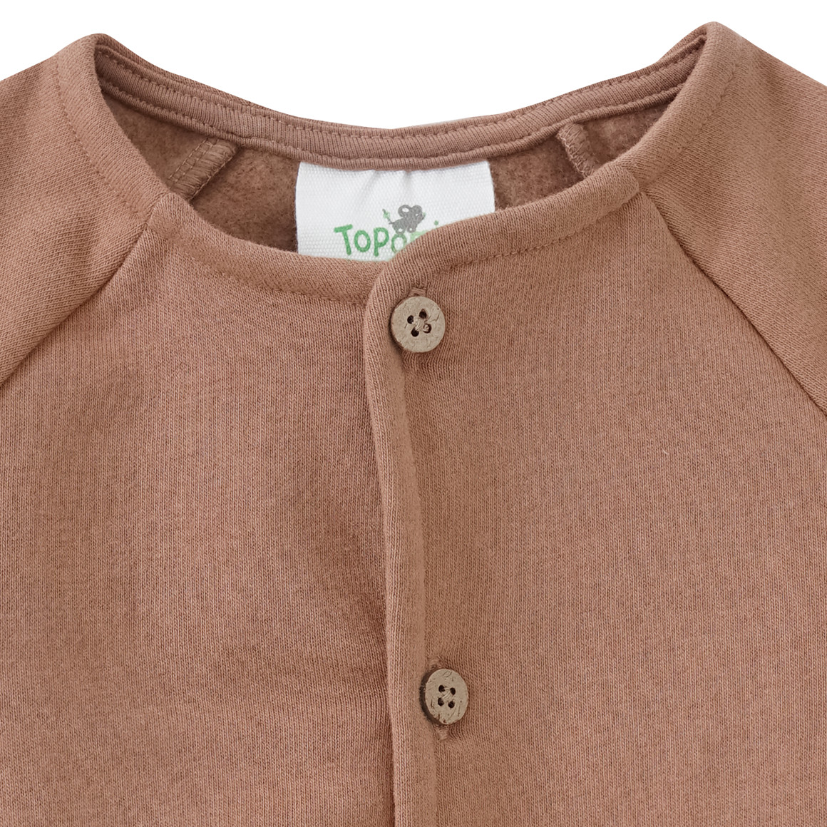 Newborn Sweatjacke mit Knopfleiste