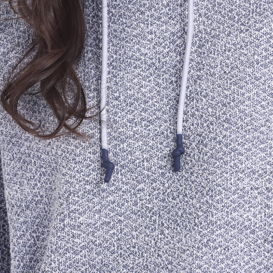 Damen Hoodie aus strukturiertem Material