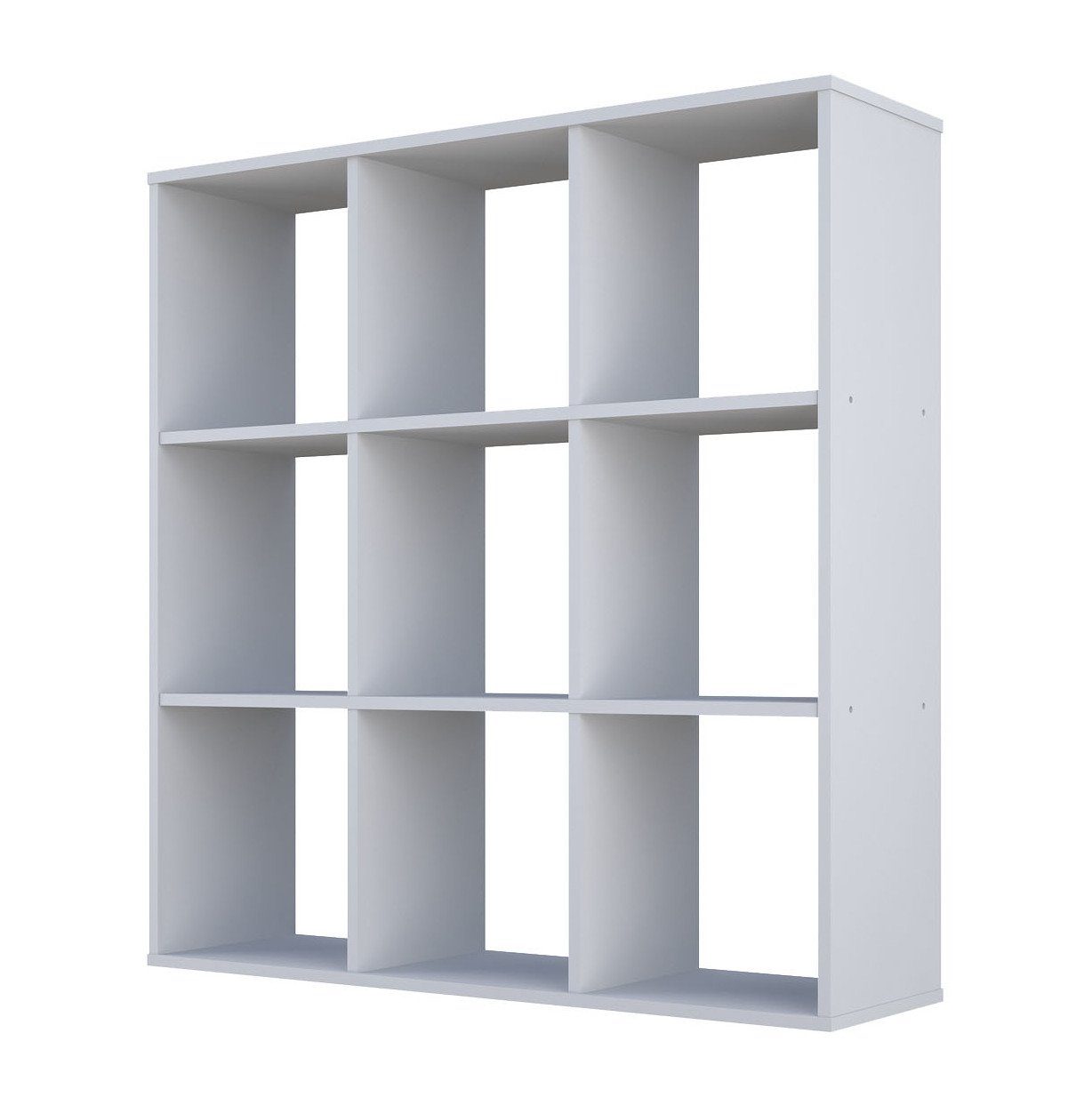 Polini Home Raumteilerregal Polini Home Raumteiler Bücherregal Regal weiß 9 Fächer