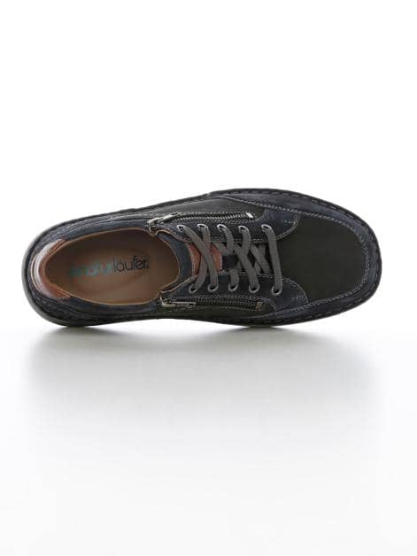 Schnürschuh mit zusätzlichem Reißverschluss