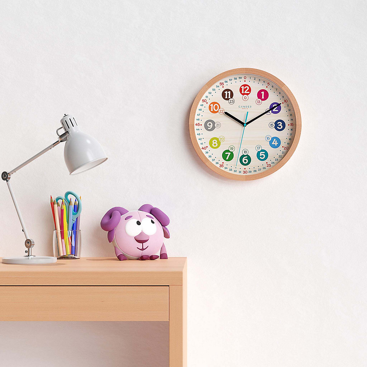 Lautlose Wanduhr