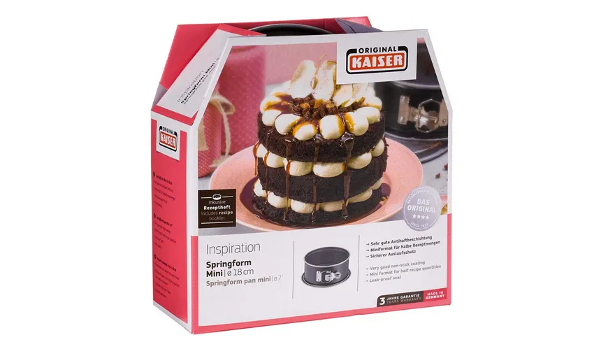 KAISER Springform Inspiration Mini Ø 18cm Grau