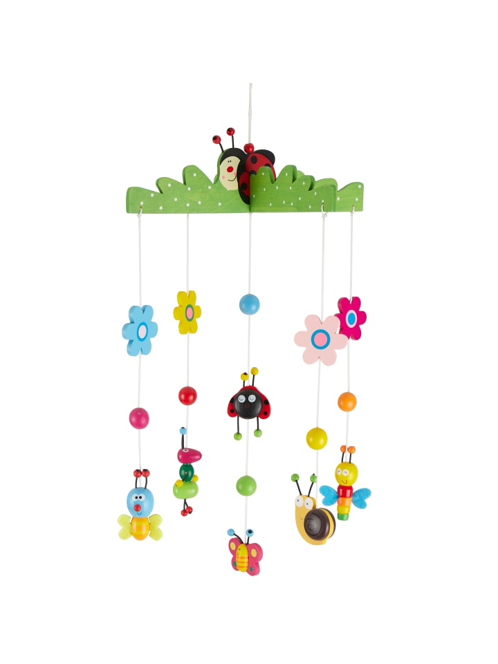 Bieco Spielwaren 3D Baby Mobile Käferchen Holz - ab Geburt in mehrfarbig günstig kaufen onesize