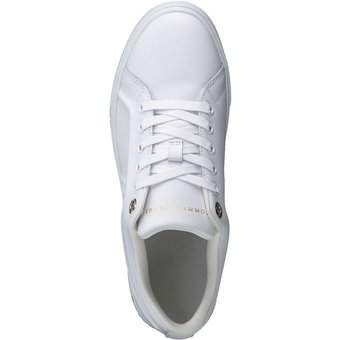 Tommy Hilfiger Casual Leather Cupsole in weiß