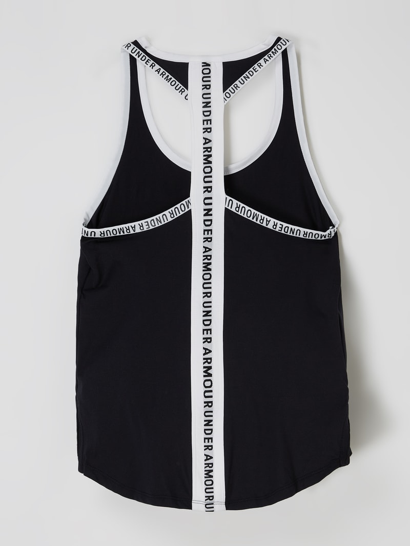 Loose Fit Top mit Logo in schwarz