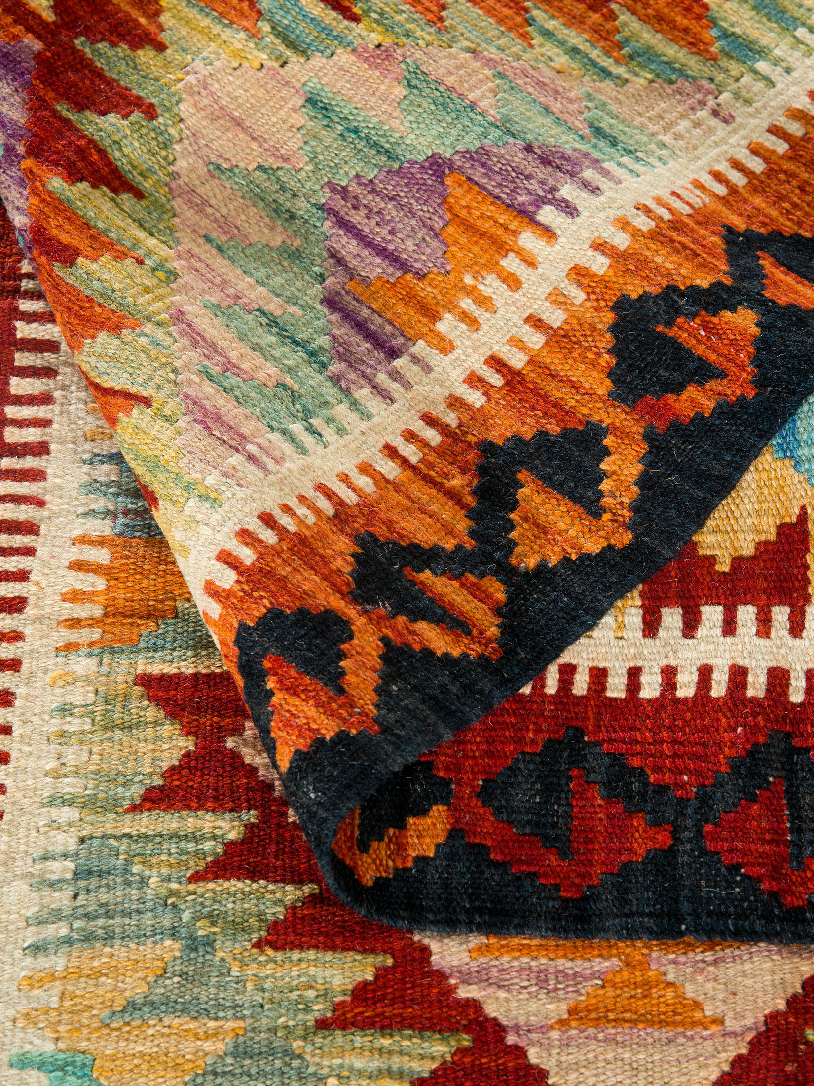 Afghan Kelim ca. 73 x 194 cm, Unikat / Einzelstück