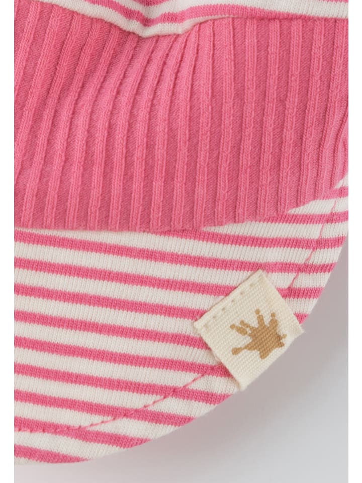 Sigikid Kopftuchmütze Funny Dog in Rosa/Weiß günstig kaufen