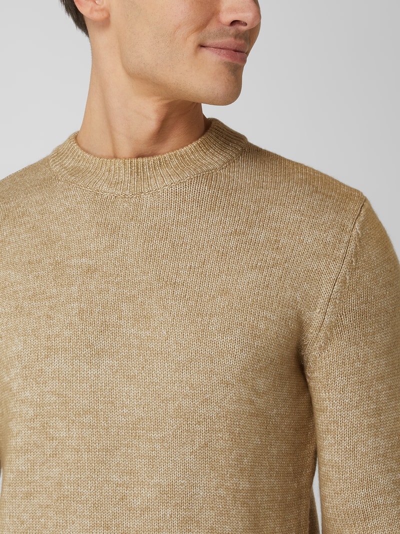 Pullover mit Woll-Anteil in beige