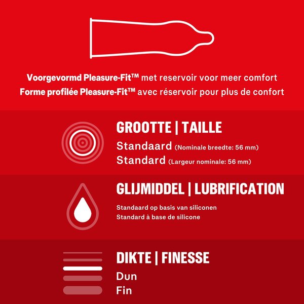 Durex Thin Feel óvszer Orvostechnikai eszköz - 144 darab