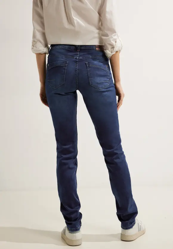 CECIL Mittelblaue Casual Fit Jeans