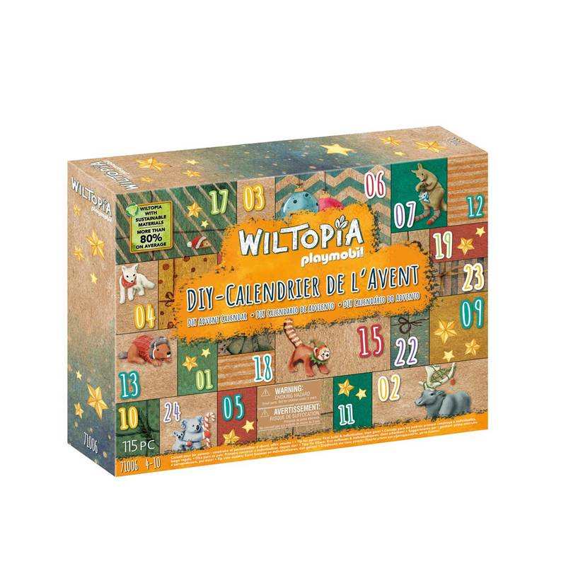 71006 Calendrier de l'Avent : Tour du monde des animaux Playmobil Wiltopia