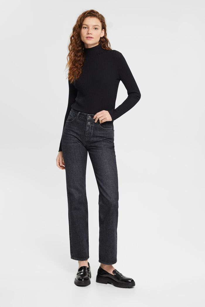 Mid-Rise-Western-Jeans im Bootcut