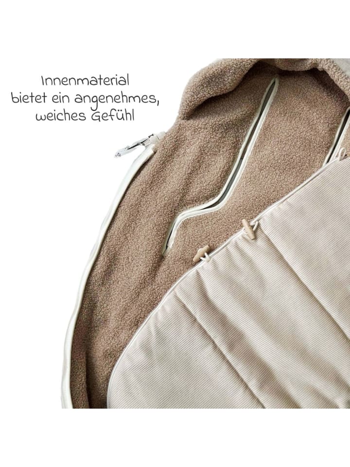 Kaiser Fleece-Fußsack Hau Kea für Kinderwagen & in braun günstig kaufen onesize