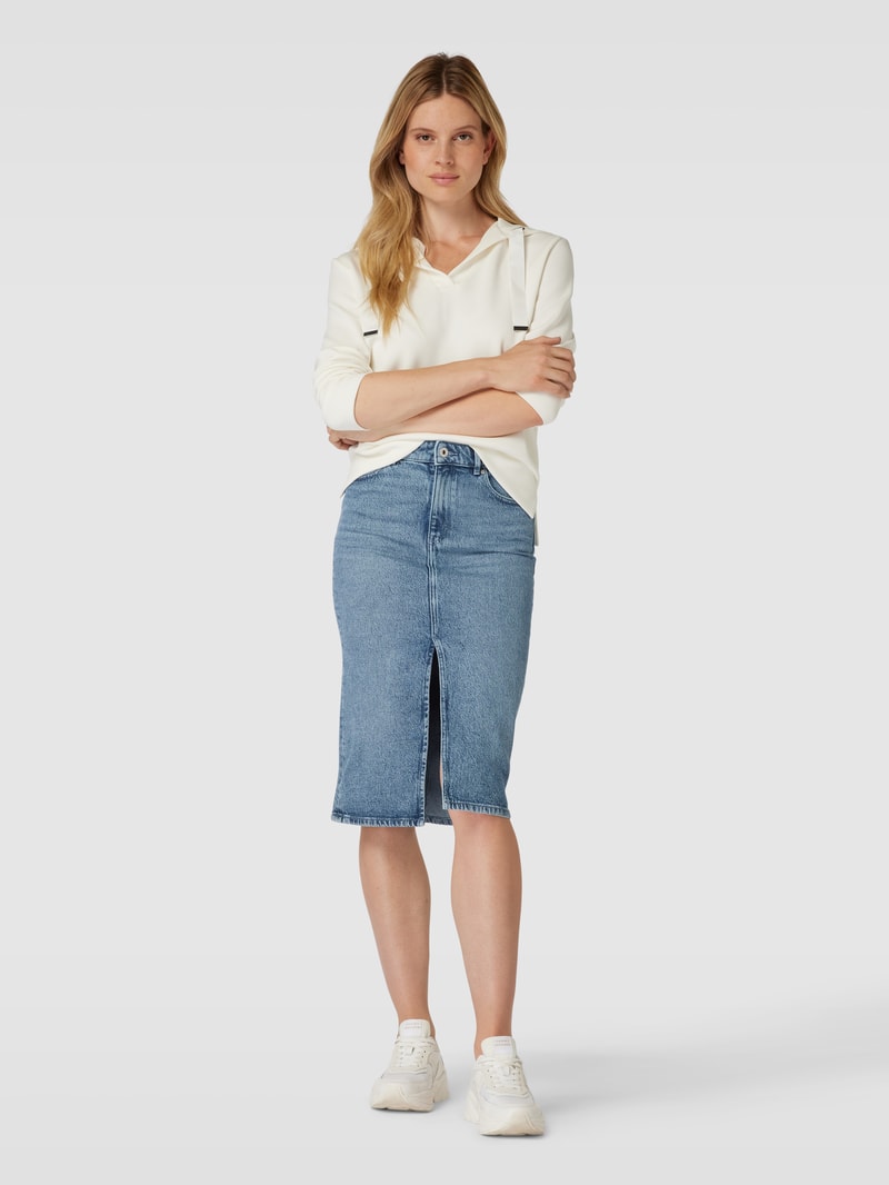 Jeansrock mit Eingrifftaschen in bleu
