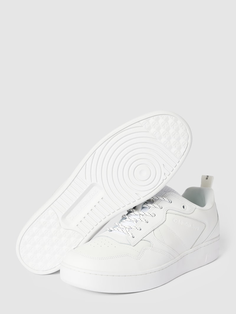 Sneaker mit Label-Details Modell 'CUPSOLE' in weiss