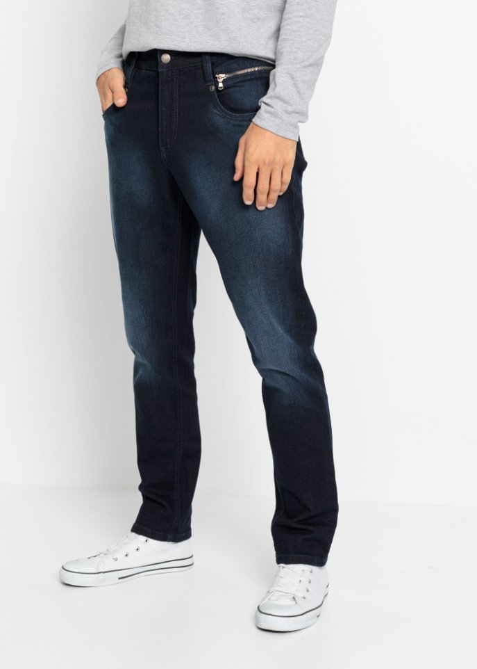 Slim Fit Stretch-Jeans, Straight