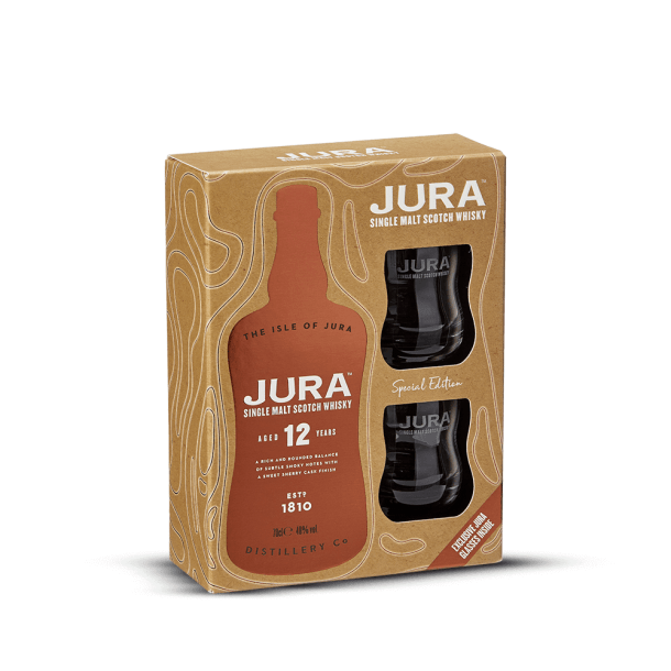 Coffret Jura 12 ans + 2 verres