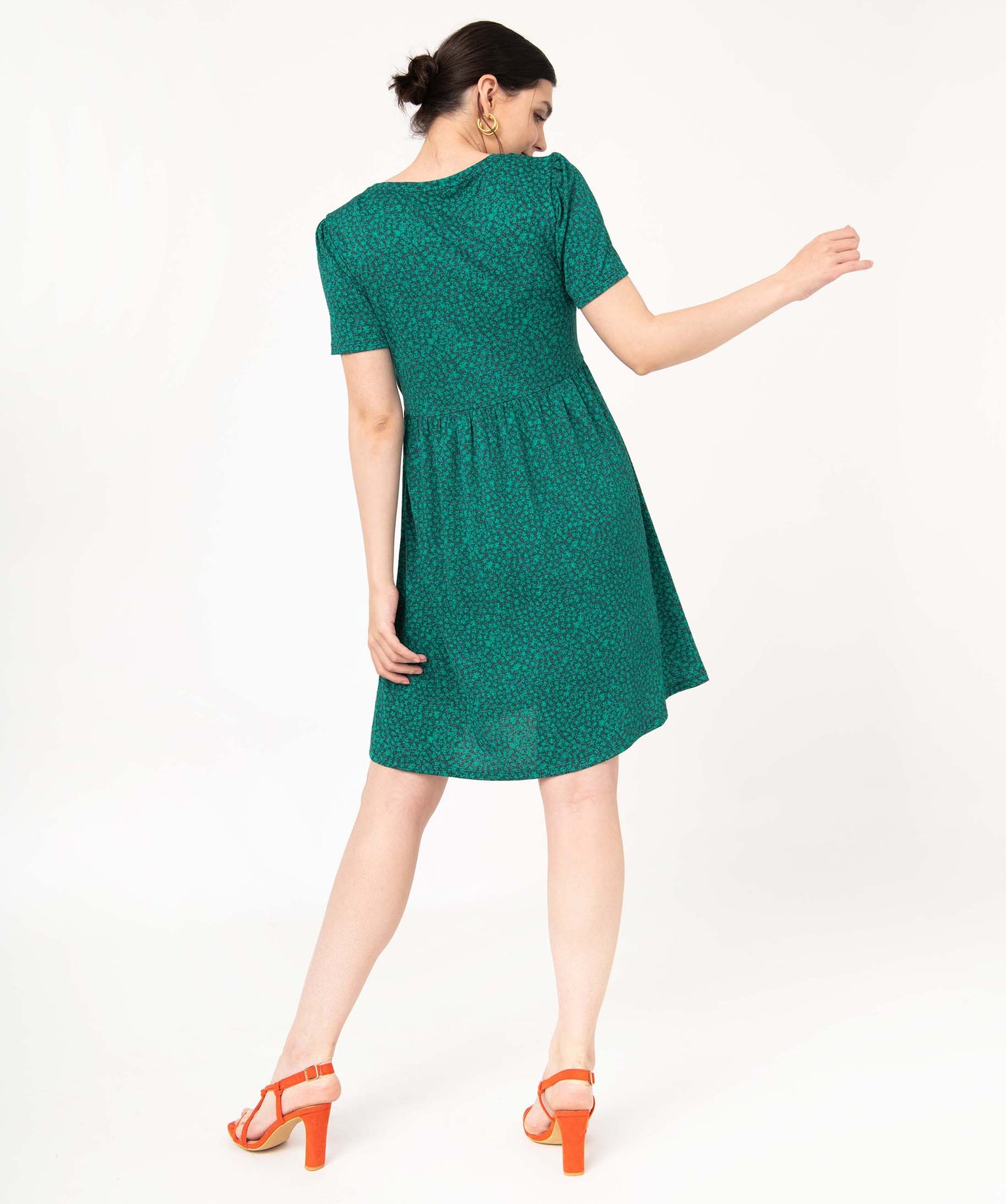 Robe de grossesse et d'allaitement en maille imprimée imprime | GEMO
