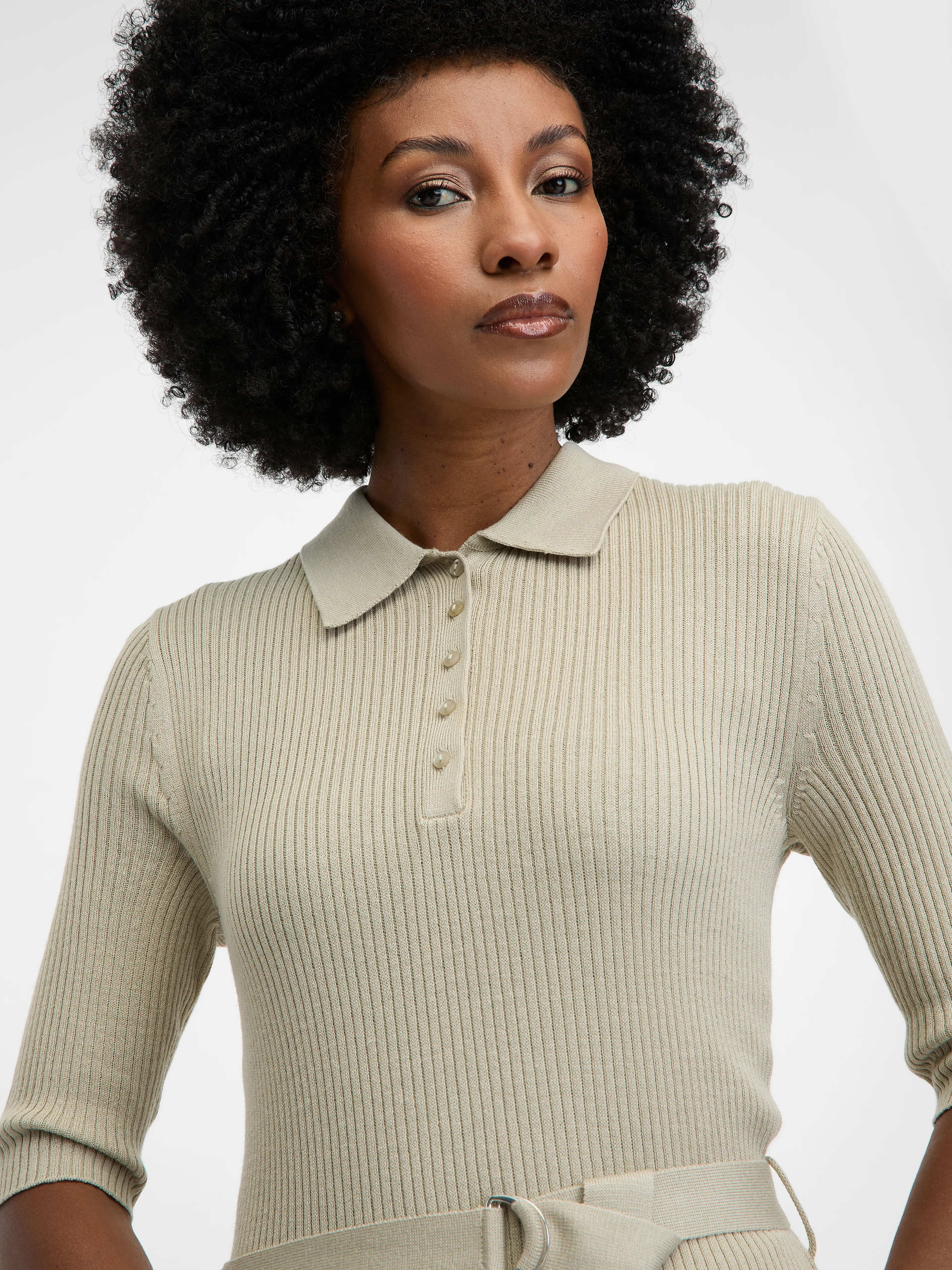 Graues Damen-Midikleid ORSAY
