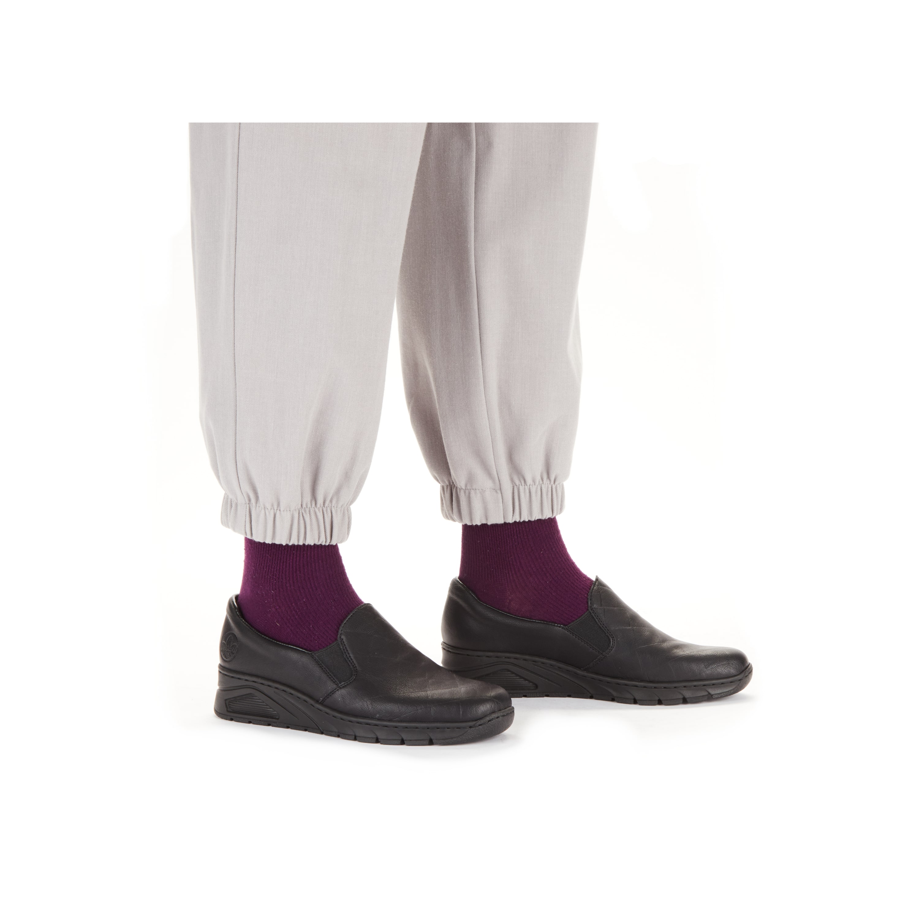 Rieker Damen Slipper tiefschwarz