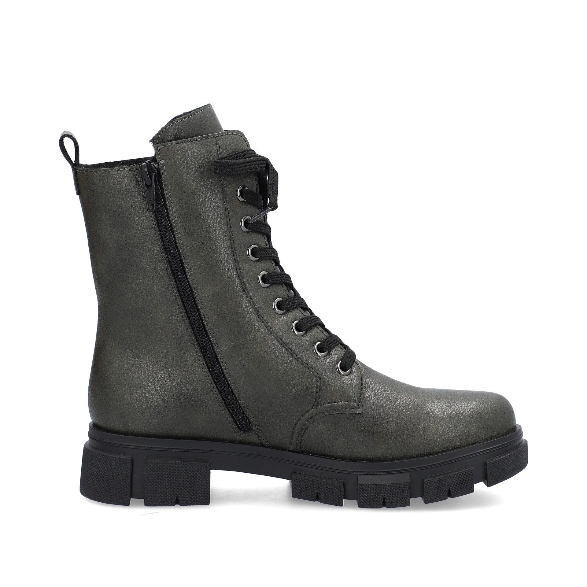 Rieker Damen Biker Boots granitgrau