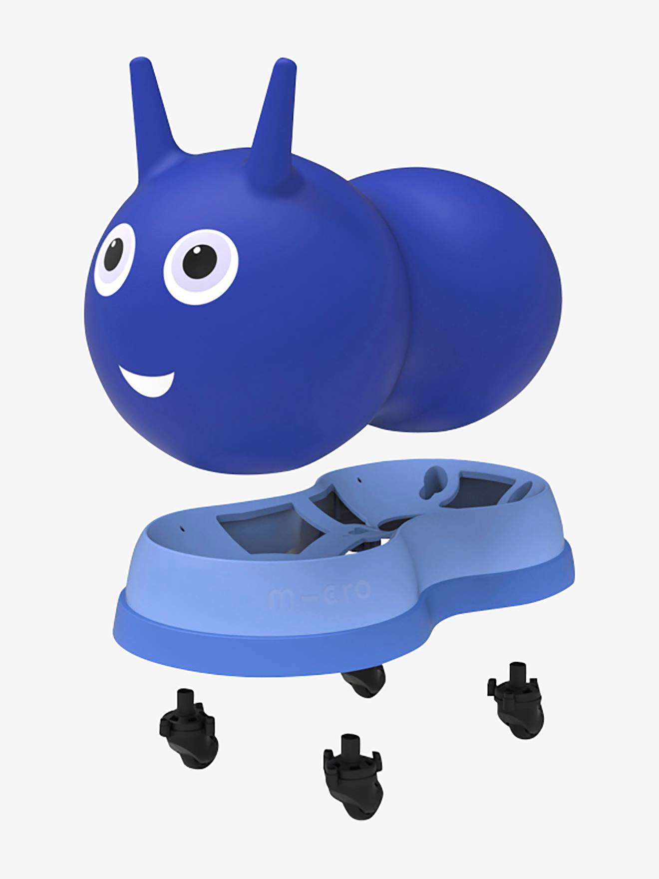 Porteur & Ballon sauteur Micro Air Hopper MICRO bleu