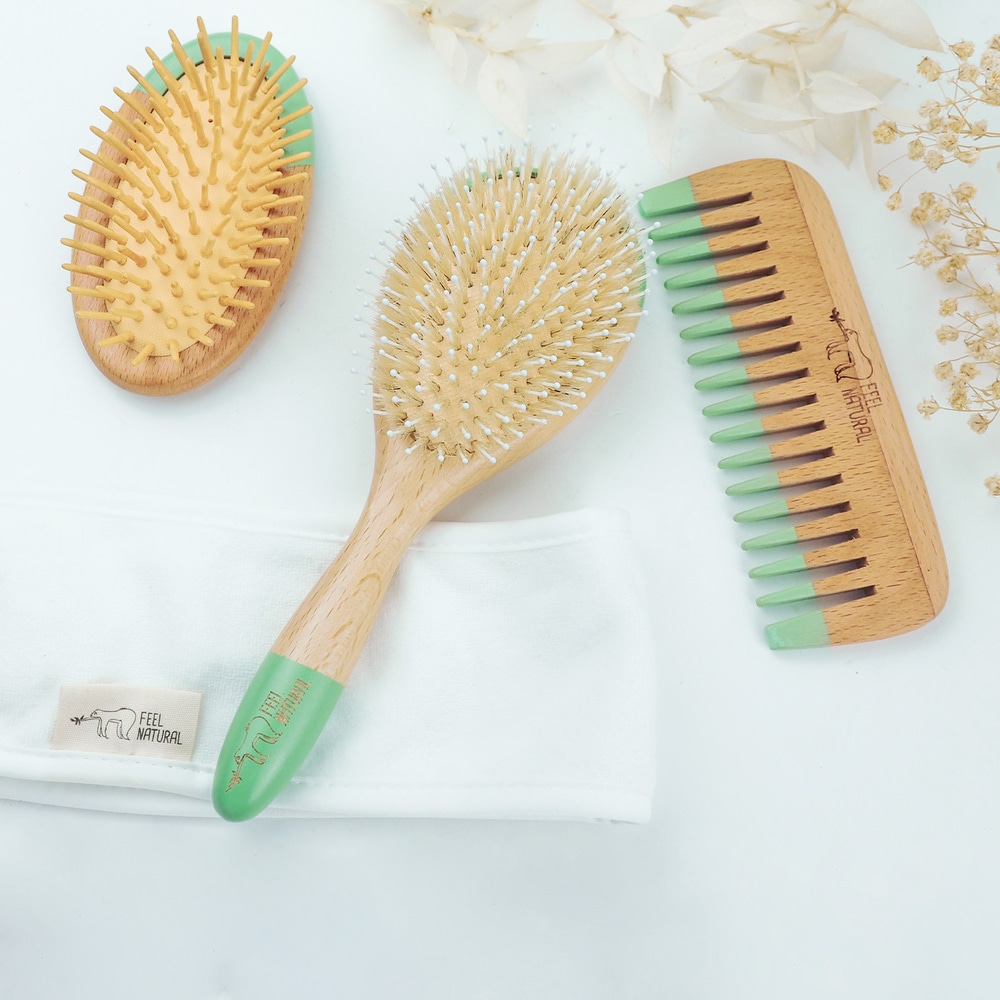 feel natural Brosse à cheveux bambou Accessoire Cheveux