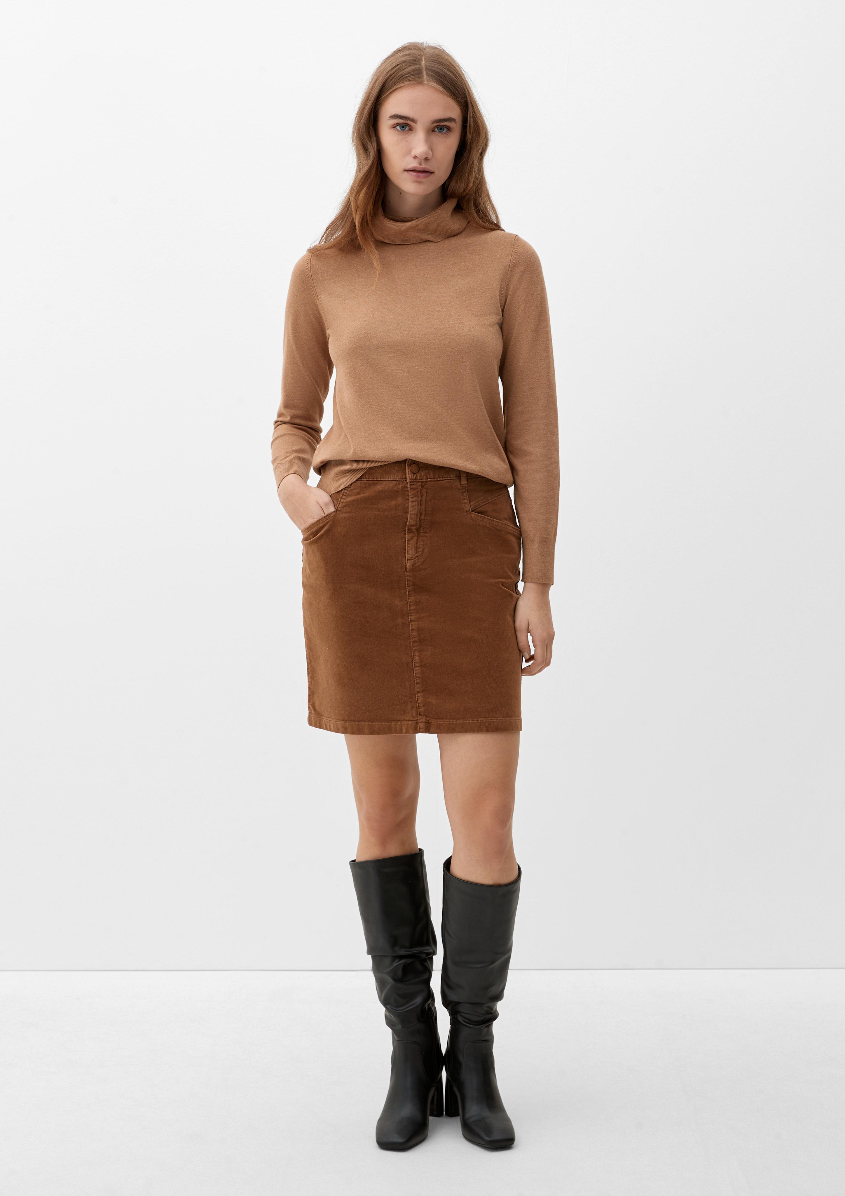 Rollkragenpullover aus Viskosemix  2121150-84W5