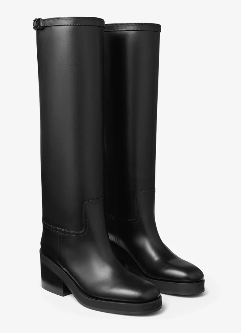 Stivali Jimmy Choo Yasmin KB 70 in pelle di vitello