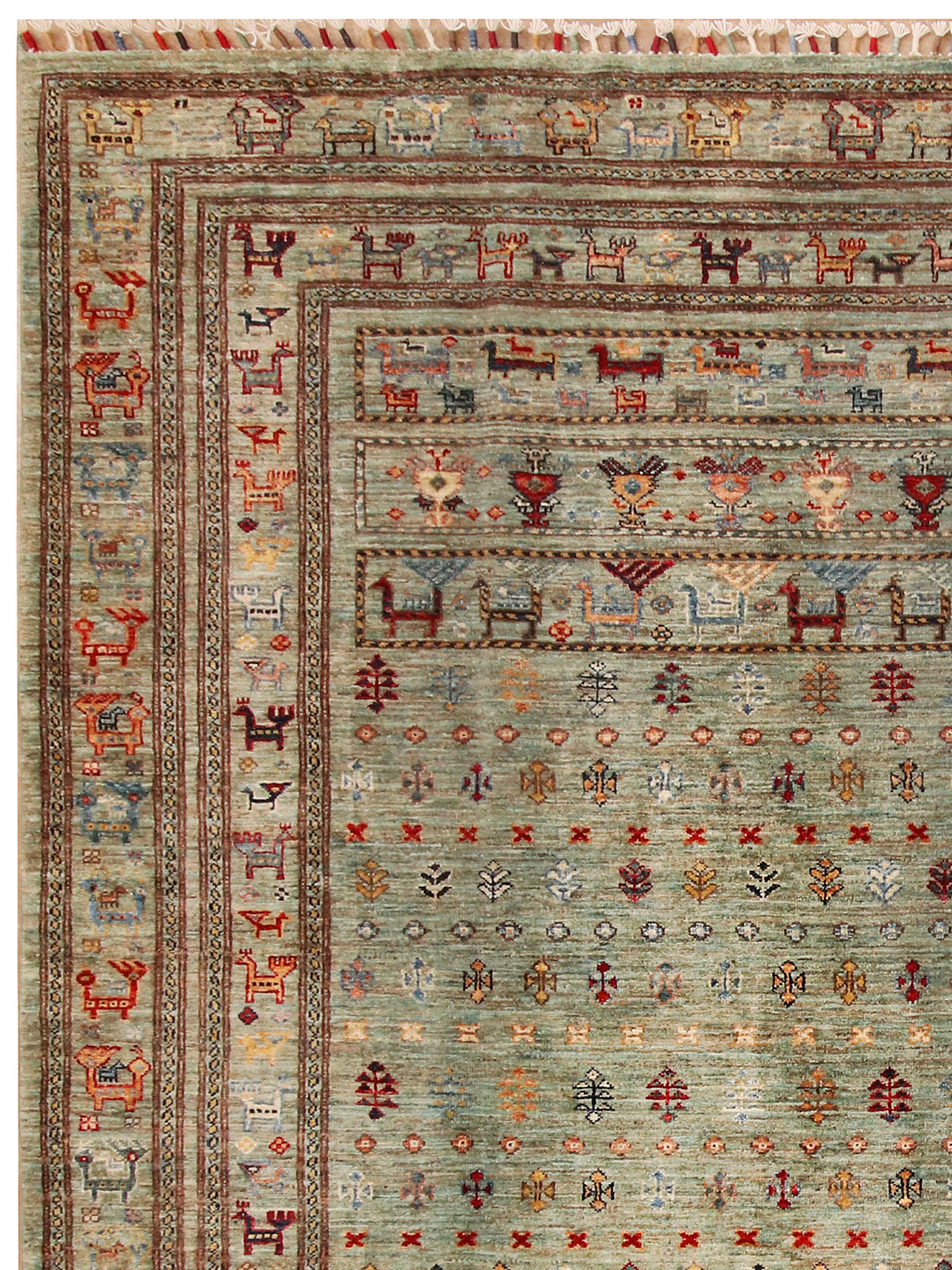 Chobi Schal ca. 175 x 235 cm, Unikat / Einzelstück