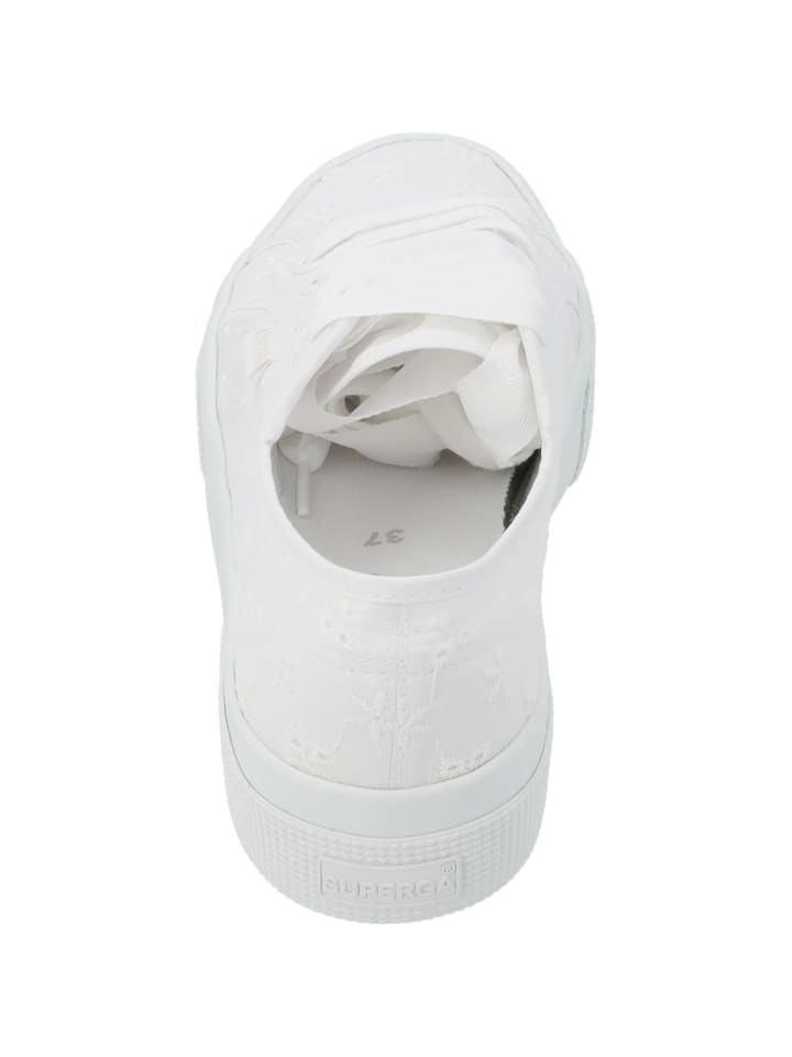Superga Schnürschuhe in total white günstig kaufen