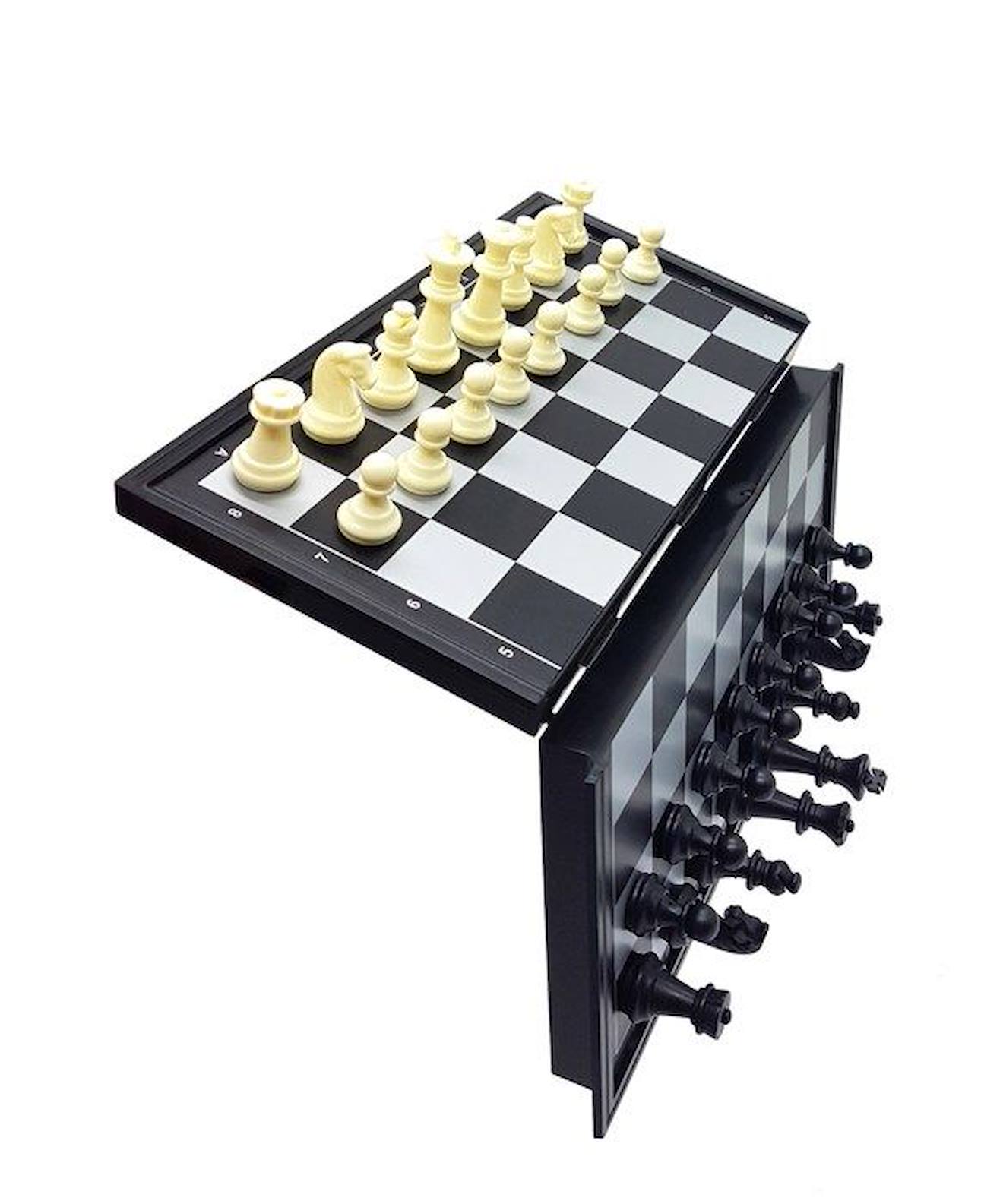 Jeux de société magnétiques – coffret 8 jeux en 1, De 2 à 6 joueurs blanc
