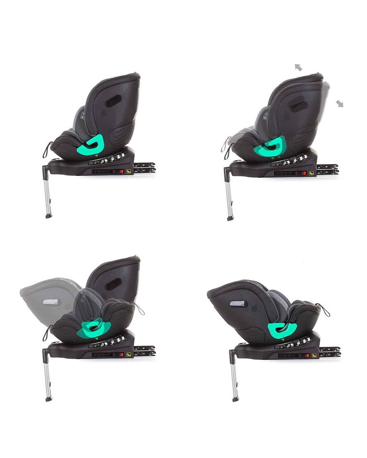 Kindersitz i-Size Max Safe (40 - 150 cm) Stützbein Kindersitze