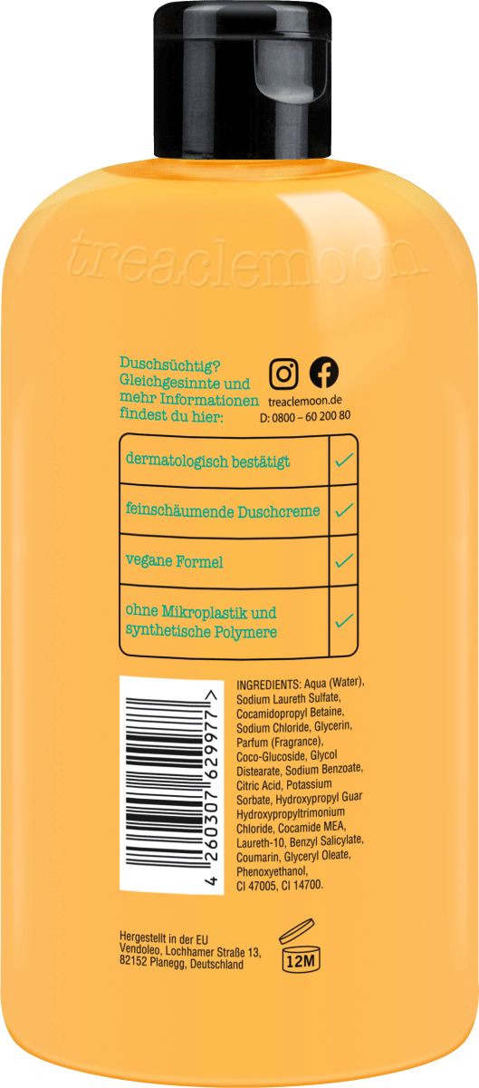 Duschcreme brazilian love, 500 ml