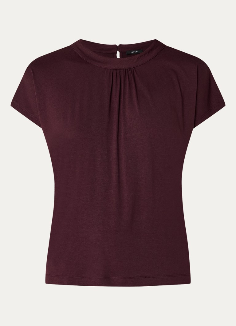OPUS Sizorello tunic with pleat detail