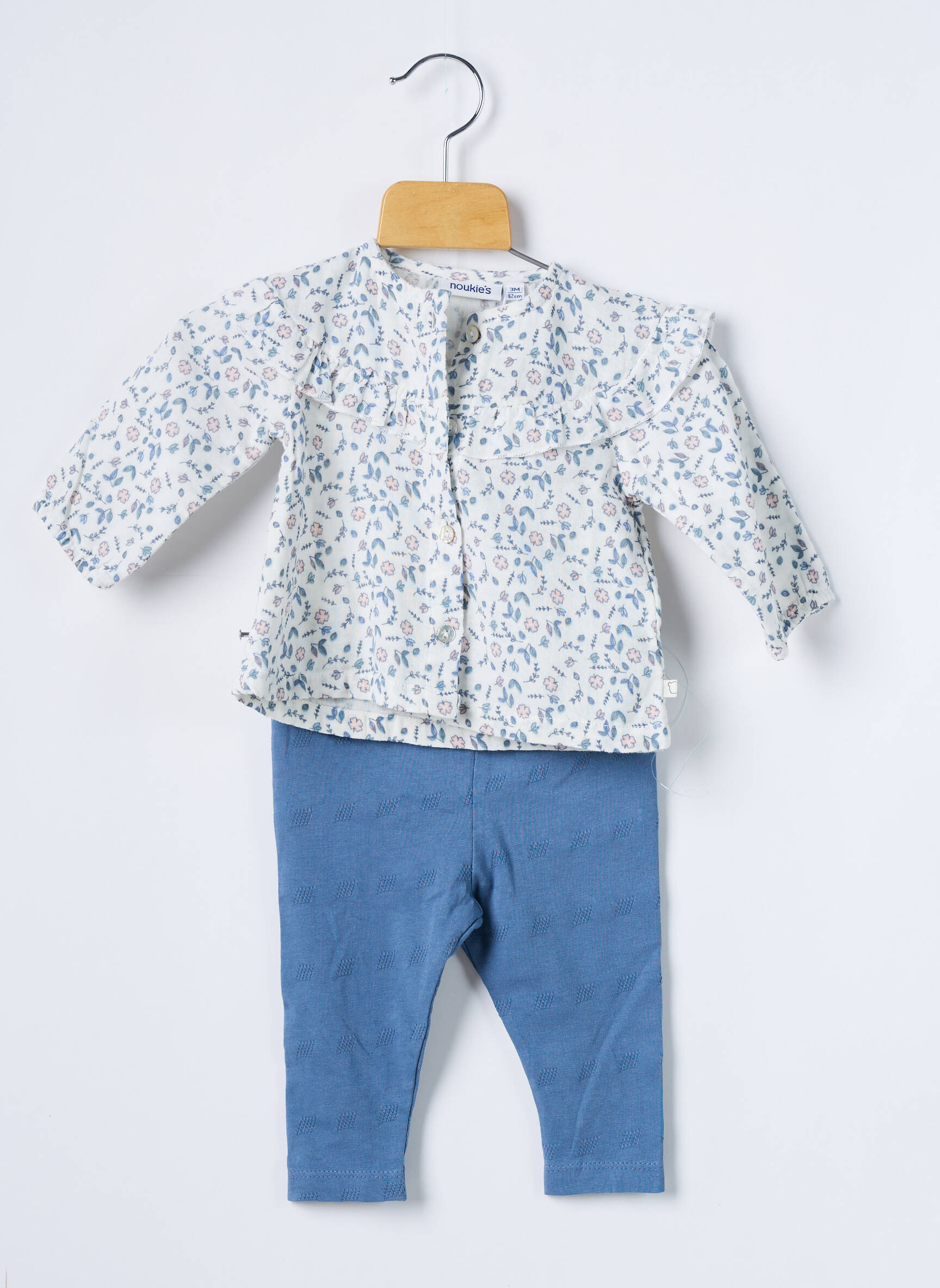 Noukie S Ensembles Pantalon Fille couleur bleu