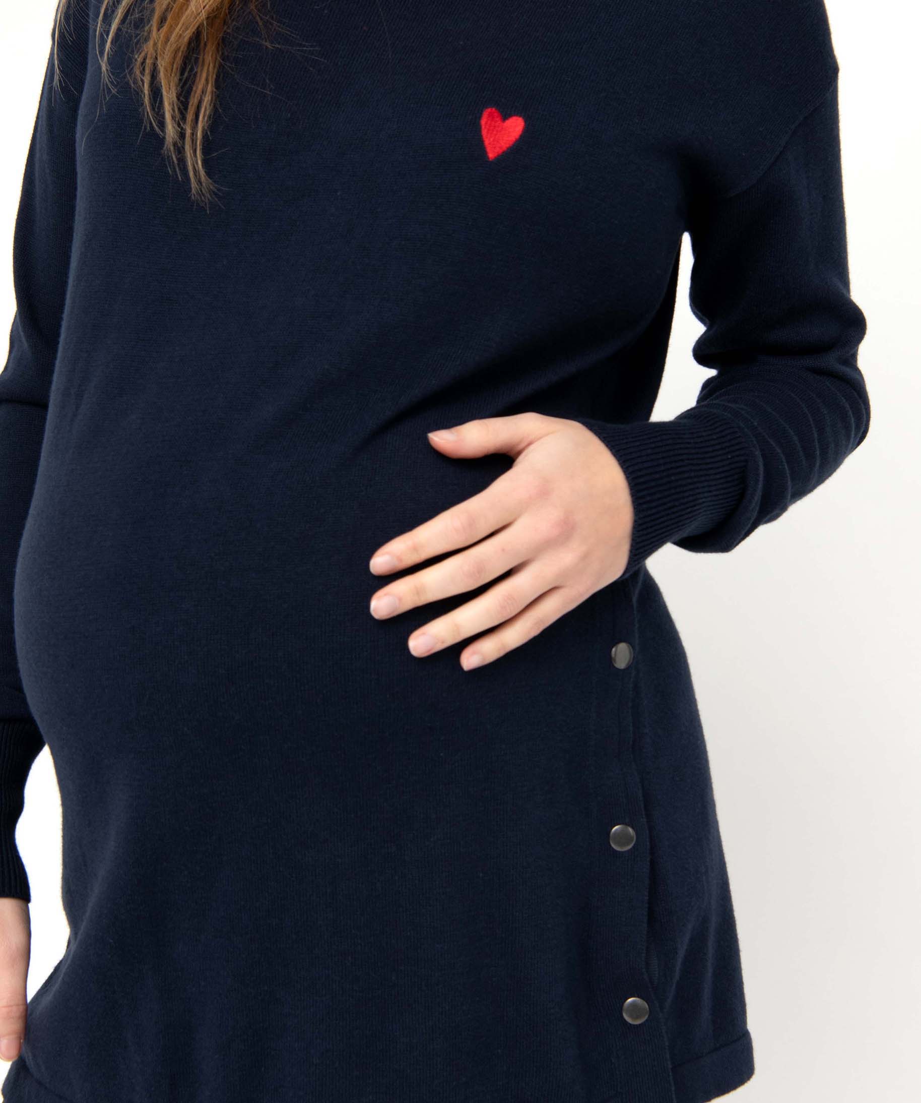 Pull de grossesse et d'allaitement marine | GEMO