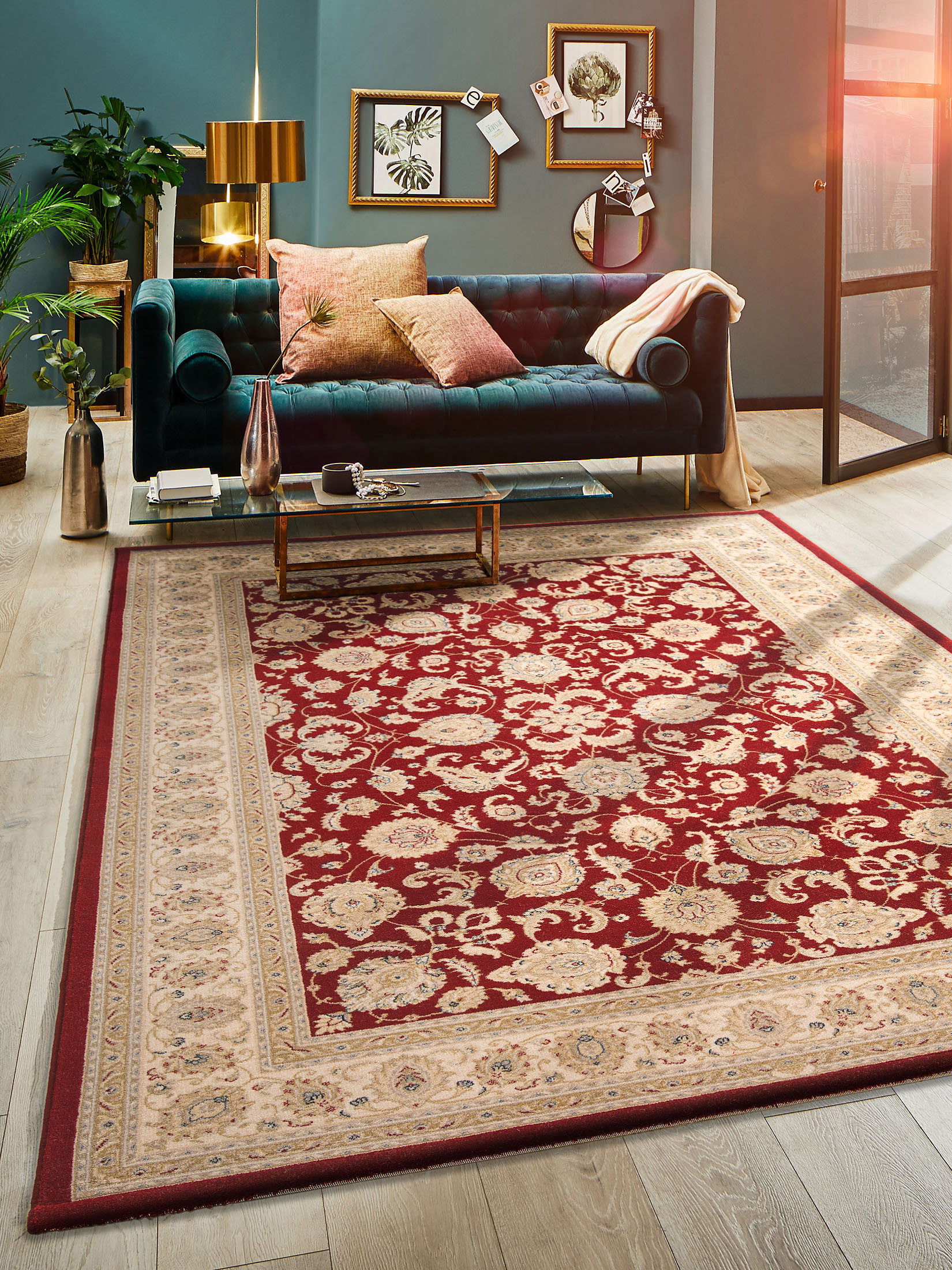 Onyx Orient-Teppich, Rot