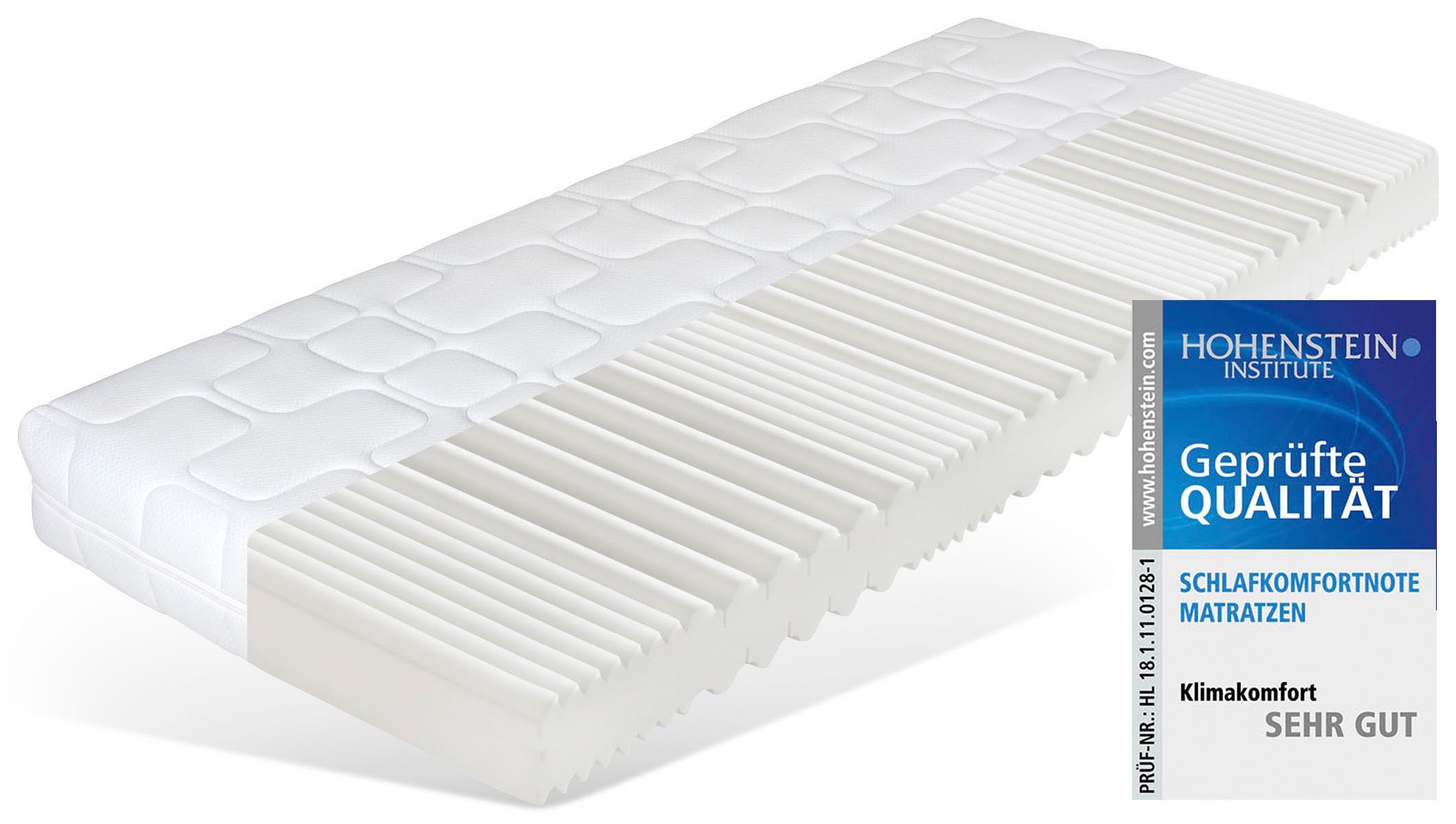 Komfortschaummatratze Wellness Komfort, Beco, 19 cm hoch, formstabile Matratze, Matratze in 90x200 cm und weiteren Größen