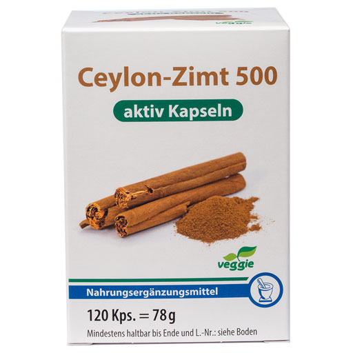 CEYLON-Zimt 500 aktiv Kapseln  120 St  Kapseln