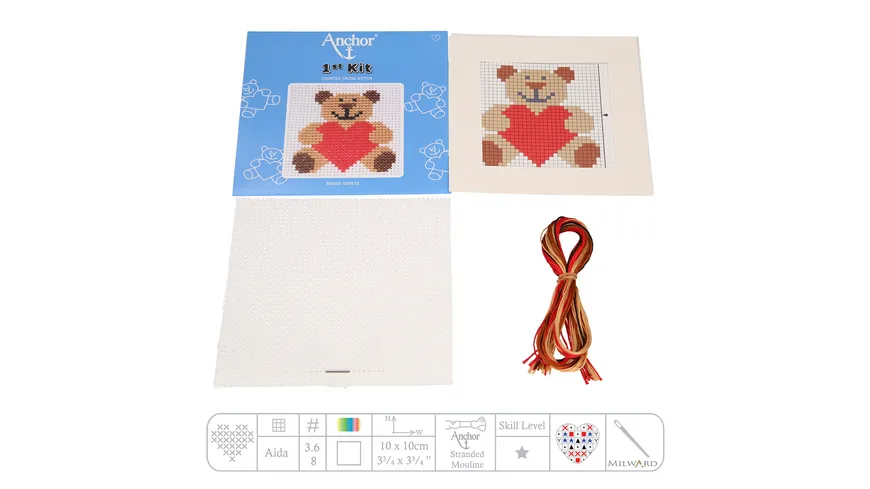 Anchor Stickset 1st Kit - Ed, der Bär