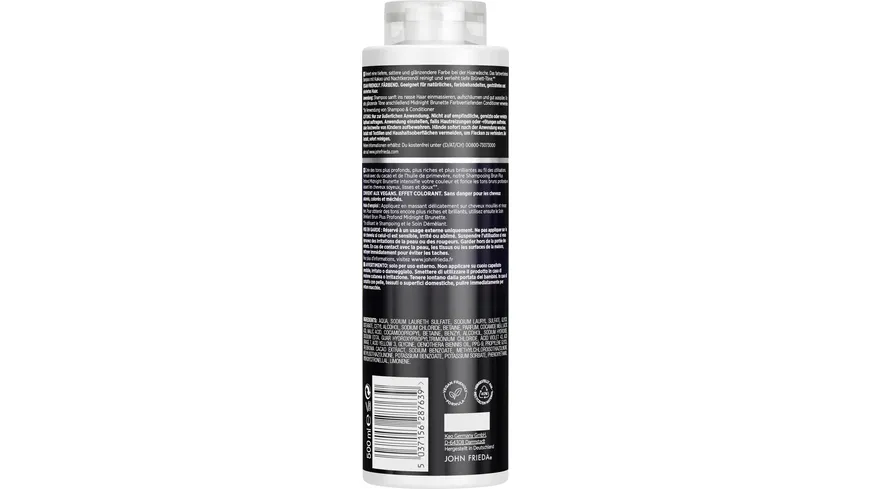 John Frieda Midnight Brunette Farbvertiefendes Shampoo 500 ml
