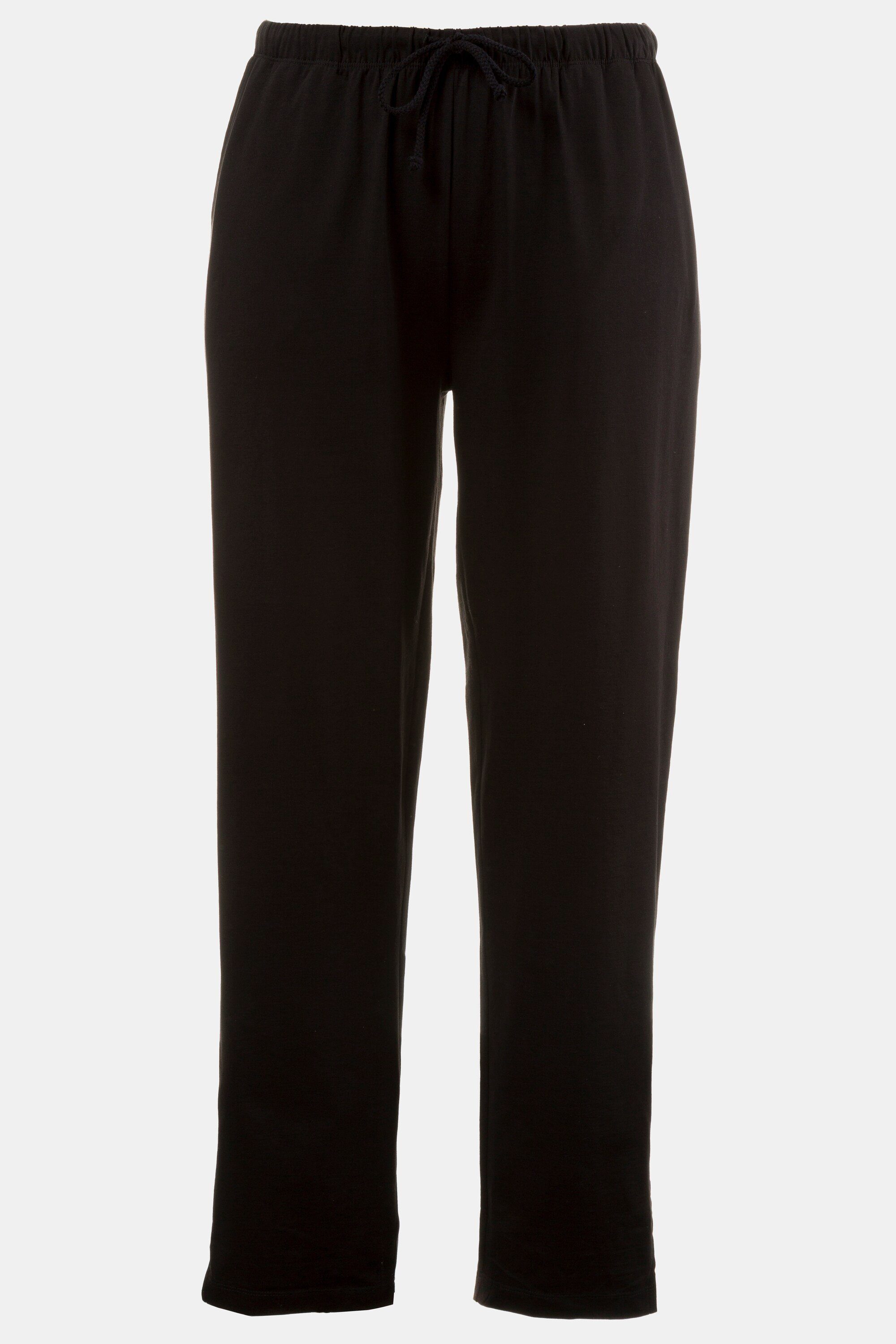 Ulla Popken Funktionshose Hose Slimfit Gummibund Seitenschlitze
