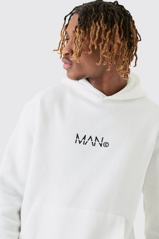 Tall Man-Dash Hoodie in Weiß