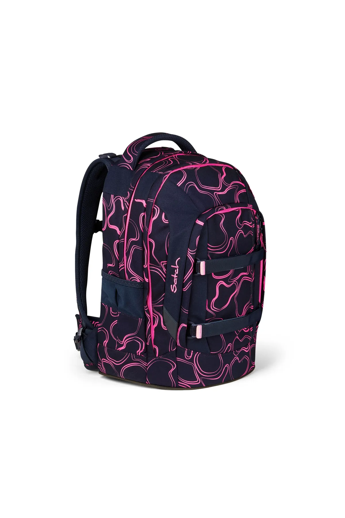 satch  Schulrucksack - Rosa - Unifarben