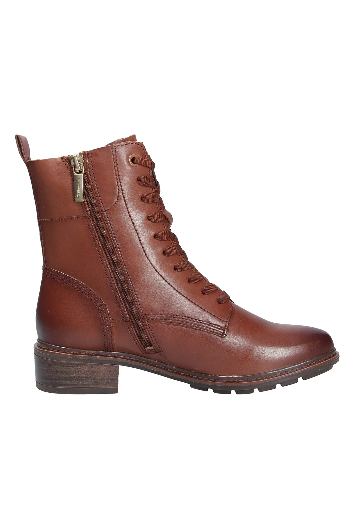 Tamaris  Stiefelette - Braun - Blockabsatz