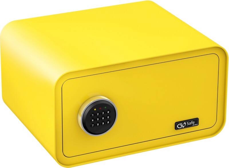 Olympia Einbruchschutztresor GoSafe 200 Gelb 240 x 430 x 430 mm Elektronisch