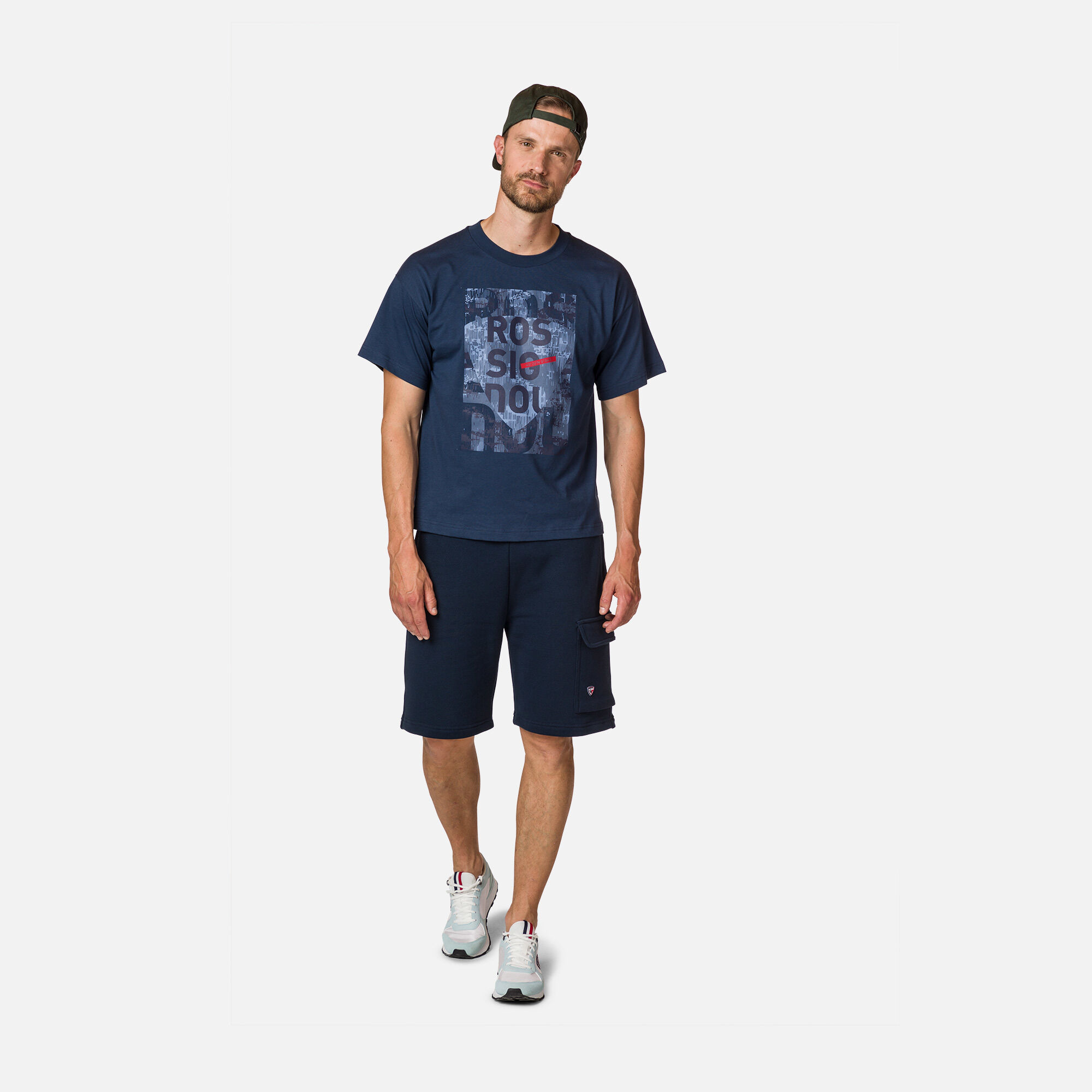 T-shirt confortable en coton à imprimé homme